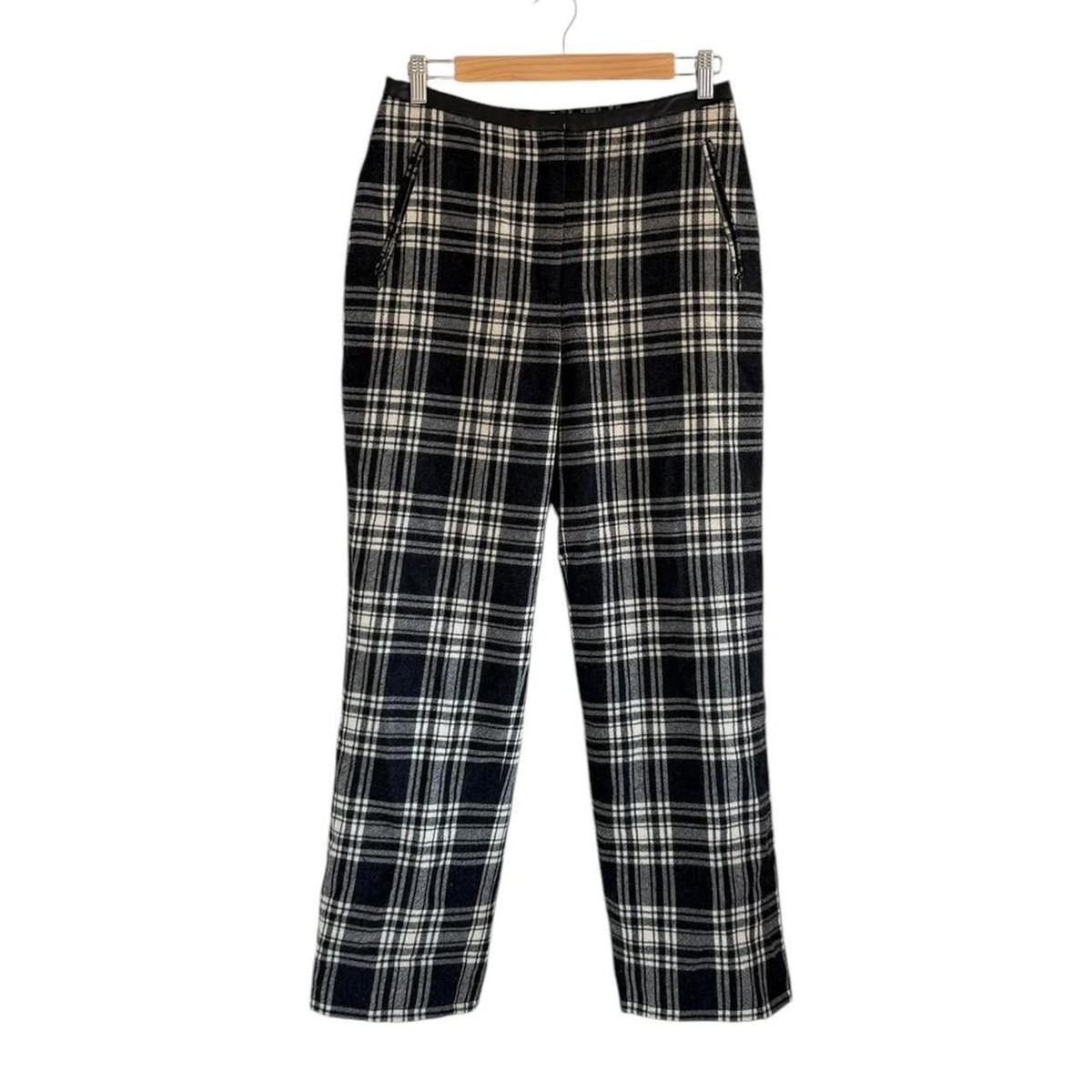 パンツ JANE SMITH WOOL DOESKIN SHORT SLACKS 34 POLYESTER WOOL TROPICAL PIPING PAJAMA PANTS – JOHN MASON