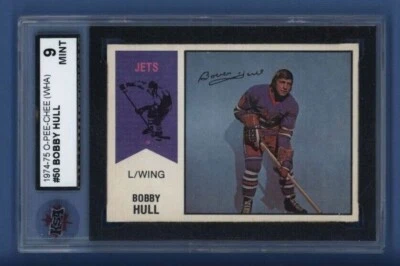 1974-75 O-PEE-CHEE *WHA* #50 BOBBY HULL KSA 9 MINT Winnipeg Jets *HALL OF FAMER* - Image 1 of 2