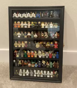 GRANDE Minifiguras Vitrina LEGO Juguete Estante de Pared Gabinete Baño Especias Coches - Imagen 1 de 7