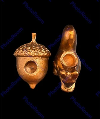 Squirrel/Acorn Taper Copper Candle Holders Set Bed Bath Beyond NIB - Изображение 1 из 4