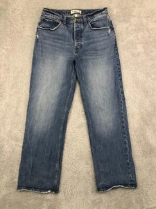 Abercrombie Fitch Jeans Damen 6S (29x28) The 90S Baggy Low Rise Button Fly Blau - Bild 1 von 16