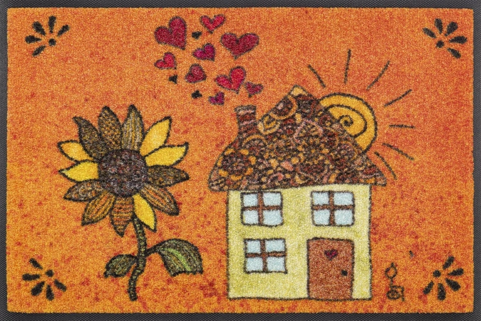 Fussmatte KLEEN-TEX wash dry Design Sonnenhaus 40x60 cm Nr. 065077 La