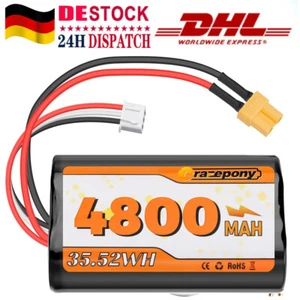 7,4V 4800mAh 2S Li-Ion Akku XT30 Stecker für RadioMaster TX16S Fernbedienung  - Bild 1 von 8