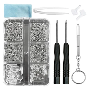 PTSLKHN Eyeglass Repair Kit with Screws, 15 Types Screws for Eyeglasses - Fra... - Picture 1 of 6