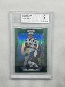 2017 Panini Prizms Green Tom Brady #33 BGS 9 - Picture 1 of 2