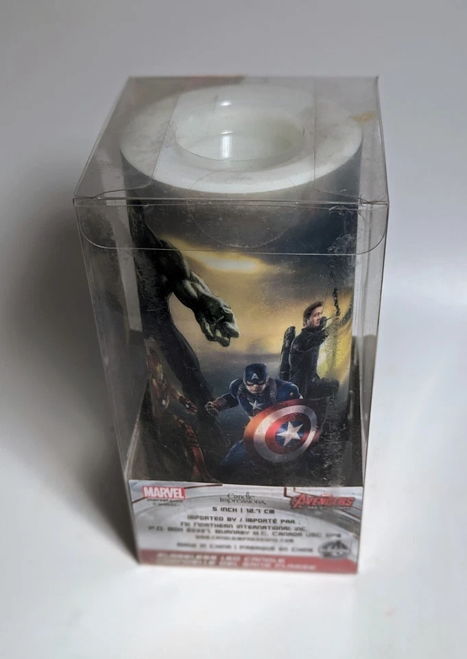 *НОВАЯ* запечатанная беспламенная светодиодная свеча Marvel Avengers: Age of Ultron - Изображение 1 из 3
