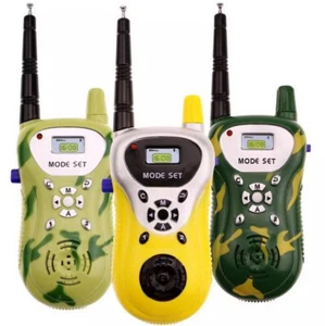 2PCS Novelty Walkie Talkie Toys Simulation Intercom Camouflage Military Outdoor - Picture 1 of 9