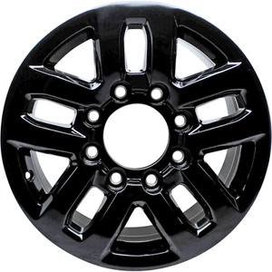 New 18" x 8" Alloy Black Wheel Rim 15-19 GMC Sierra Chevy Silverado 2500 3500 - Picture 1 of 3