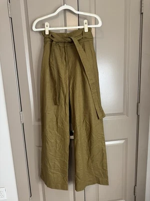 Boden Wool-Twill Trousers Pants US Size 6 Wide Leg - Image 1 of 3