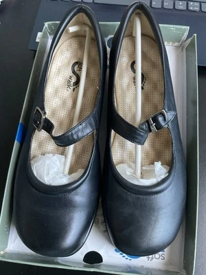 Softwalk черная кожа Mary Jane Jupiter 10WW - Изображение 1 из 4