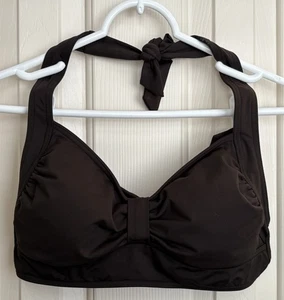 Bikini donna Lands End triangolo taglia 10 attorcigliato davanti, schiena e cravatta collo - Foto 1 di 8