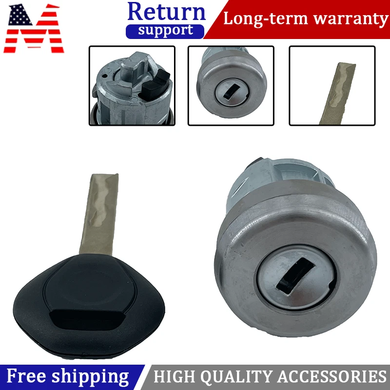 Fit For BMW 323 325 328 330 M3 X3 X5 Z4 Z8 99-10 Ignition Lock Cylinder With Key Foto 1 de 4