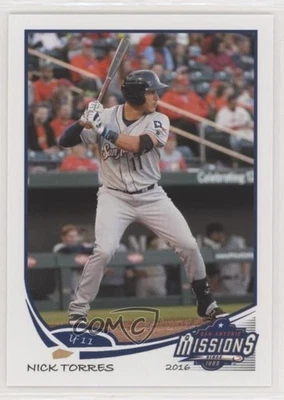 2016 Grandstand San Antonio Missions Nick Torres - Image 1 of 2