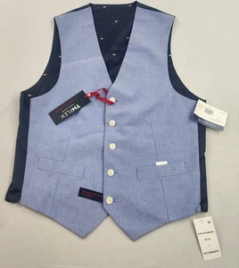 Tommy Hilfiger Bradley vest suit part S Small pocket 4 button v-neck $100 mens - Picture 1 of 13