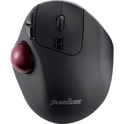 Perixx PERIMICE-717 D  Trackball Funk   Laser Schwarz 7 Tasten 2000 dpi Ergon... - Bild 1 von 3