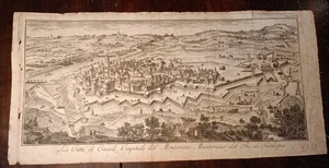 Incisione Casale Monferrato Salmon 1751 - Foto 1 di 7