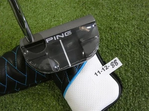 Putter recto Ping 2025 Scottsdale DS72 35" con punto negro HC Super Stroke nuevo - Imagen 1 de 6