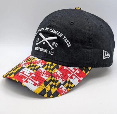 New Era 9twenty Baltimore Orioles Camden Yard Maryland Flag Print Hat Strap Back - Image 1 of 4