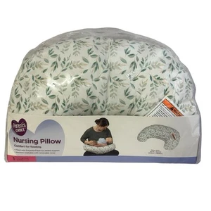 Parent’s Choice Nursing Pillow Green Leaf Design 20 in x 14.5 in New - Picture 1 of 6