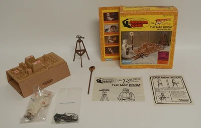 Adventures Indiana Jones Raiders of the Lost Ark Map Room Adventure Kenner 1982 - Image 1 of 4