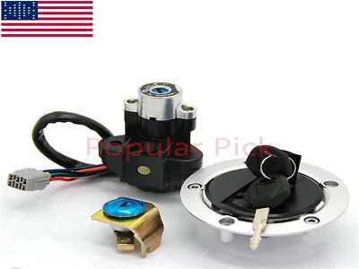 Ignition Switch Gas Cap Seat Lock Key Suzuki GSF1200S Bandit  2006 7000-38890 Foto 1 de 4