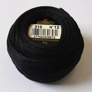 DMC Pearl Cotton Size 12 - Choice of 5 colors - Picture 1 of 2