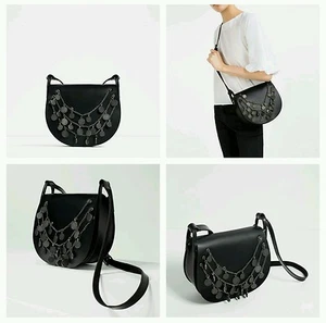 ZARA LEATHER CROSS BODY BAG WITH COINS DETAIL REF. 4500/104 NWT!!! - Picture 1 of 6