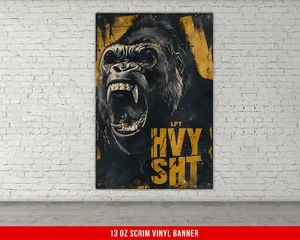 Fitness Motivation Banner - Large Inspirational Wall Art - Picture 1 of 12