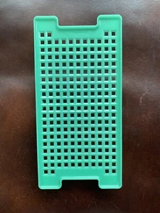TUPPERWARE RECTANGULAR GUARDIÁN COLADOR REJILLA INSERTAR FRUTAS VERDURAS JADEÍTA  - Imagen 1 de 4