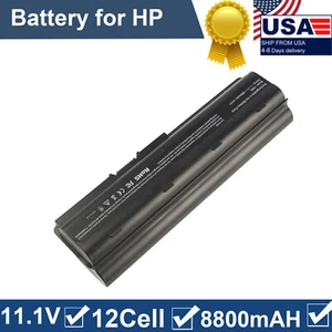 DM4 Laptop Battery for HP Pavilion dv7 dv6 dv5 g6 g7 G72 593553-001 CQ42 7800mAh - Picture 1 of 11