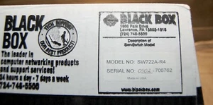 Black Box ServSwitch SW722A-R4 4 Port KVM Switch - NEW - Picture 1 of 9
