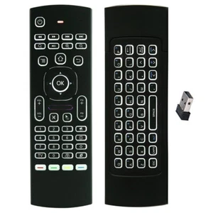 Backlit Wireless 2.4G USB Remote Control Keyboard Air Mouse For Android TV Box - Picture 1 of 7