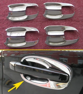 Chrome Trim Door Handle Bowls Cover Molding Fit For Forester XV / XV Crosstrek - Foto 1 di 5