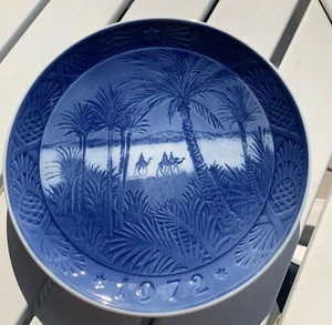 Royal Copenhagen 1972 Christmas Plate Denmark In The Desert Wise Men - Picture 1 of 4