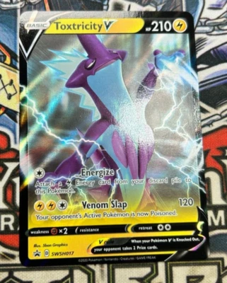 ** Toxtricity V ** SWSH017 | Promo | Pokemon | NM | Sword & Shield Promo card - Image 1 of 2