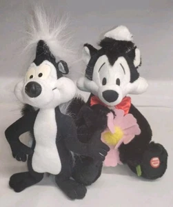 Pepe Le Pew Plush 10" Skunk, 1994 Looney Tune Hallmark Not Working - Picture 1 of 11