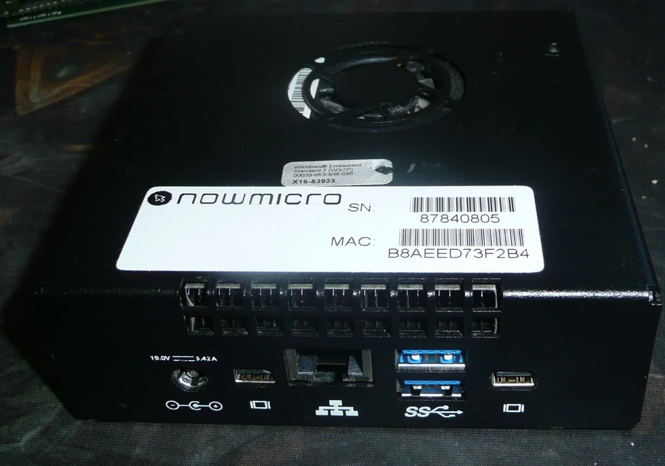 Systium Technologies Model 250 Media PC Core w i3-3217U@1.8GHz 8GB RAM 120GB SSD - Image 1 of 3
