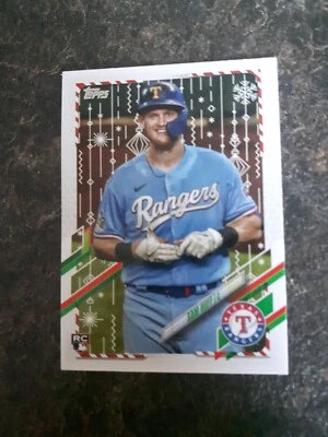 2021 Topps Holiday Rookie Sam Huff RC Card# HW53 - Image 1 of 2