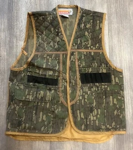 Vintage Winchester Conceal Trebark Camo Hunting Vest Size M Game Pocket - Picture 1 of 7