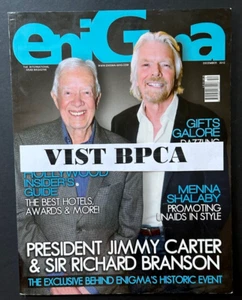 PRÄSIDENT JIMMY CARTER & JUNGFRÄULICHER BESITZER SIR RICHARD BRANSON 2012 ÄGYPTEN MAGAZIN RÄTSEL - Bild 1 von 3