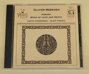 JUDITH VINDEVOGEL ALAIN FRANCO Olivier Messiaen Harawi Song Of Love and Death CD - Picture 1 of 2