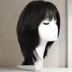 Parrucca Donna con Fibbia Interna, Copertura Osso Bangs Parrucca GX Q1F1 Z7J9 U4X7 - Foto 1 di 21