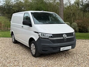 2021 (21) VW TRANSPORTER T6.1 SWB T28, (110), EU6, AIR CON, 90,000 MILES - Picture 1 of 9