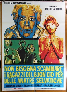 manifesto 2F film NON BISOGNA SCAMBIARE I RAGAZZI DEL BUON DIO.. Michel Audiard  - Picture 1 of 1