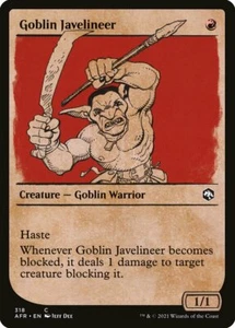VITRINA 4 Goblin Javelineer 4x x4 - casi nueva - Aventuras en los Reinos Olvidados - Imagen 1 de 1