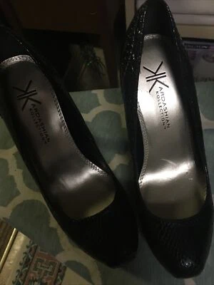 NEW Womens Black Kardashian Collection High Heels 8M - Image 1 of 4