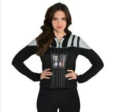 NEW Size S/M Disney Star Wars Women’s Darth Vader Hoodie Halloween Costume 