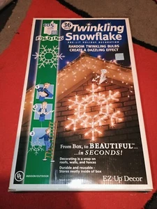 Vintage 36” Folding Nativity Twinkling Star Christmas Holiday 105 Bulb Light - Picture 1 of 4