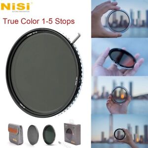 NiSi 86mm 95mm 105mm Swift True Color ND-VARIO Pro Nano 1-5 Stops ND Lens filter