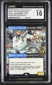 DOCTOR OCTOPUS, MASTER PLANNER Spider-Man Borderless Mythic CGC 10 MTG EDH - Picture 1 of 2